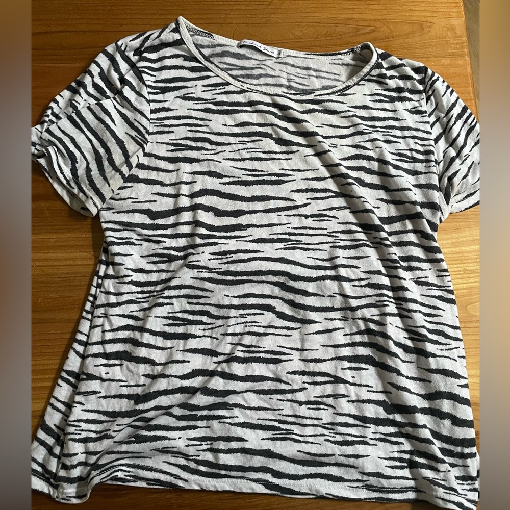 Michael Stars Zebra Print Tee